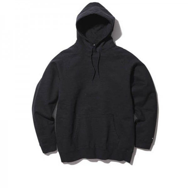 Snow Peak Recycled Cotton Pullover Hooded Sweatshirt (Black)