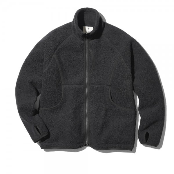 Snow Peak Thermal Boa Fleece Jacket (Black)
