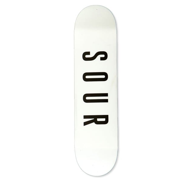 Sour Solution Army Skateboard Deck 8.25" (White)