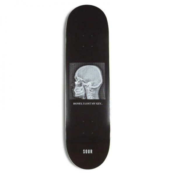 Sour Solution Lost Key Skateboard Deck 8.375" (Black)