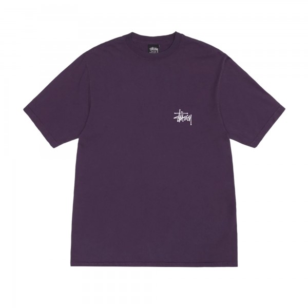 Stussy Basic Pigment Dyed T-Shirt (Purple)