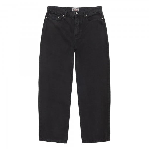 Stussy Washed Canvas Big Ol' Jeans (Black)