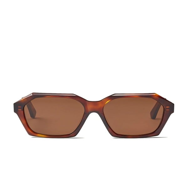 Sub Sun SUB011 Sunglasses (Brown Tortoise Shell/Stainless Steel/Brown)