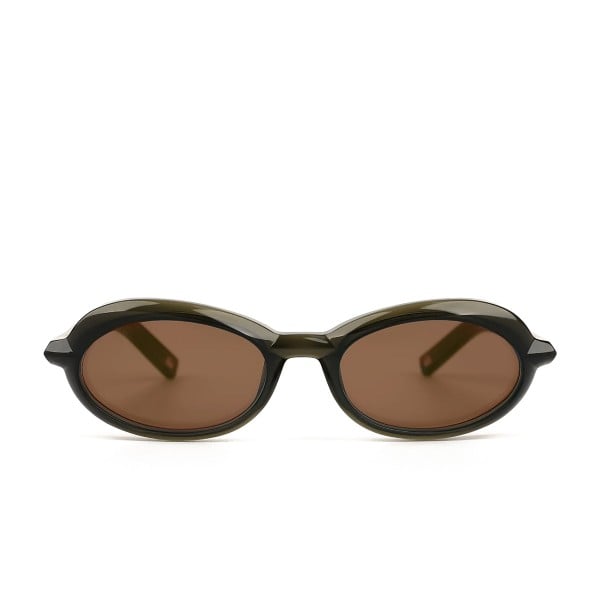 Sub Sun SUB013 Sunglasses (Transparent Green/Brown)