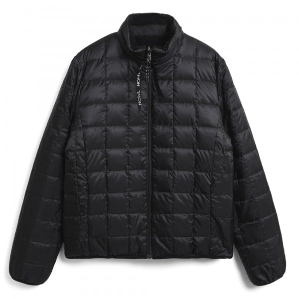 TAION Mountain Reversible Down x Boa Fleece Jacket (Black/Black)