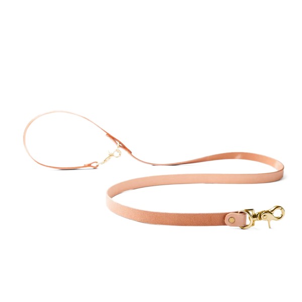 Tanner Goods Canine Lead (Natural/Brass)
