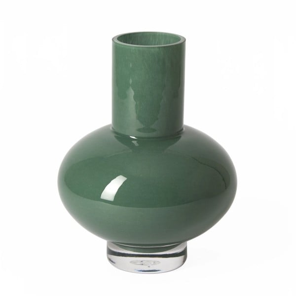 The Conran Shop Form Glass Vase 23cm (Teal)