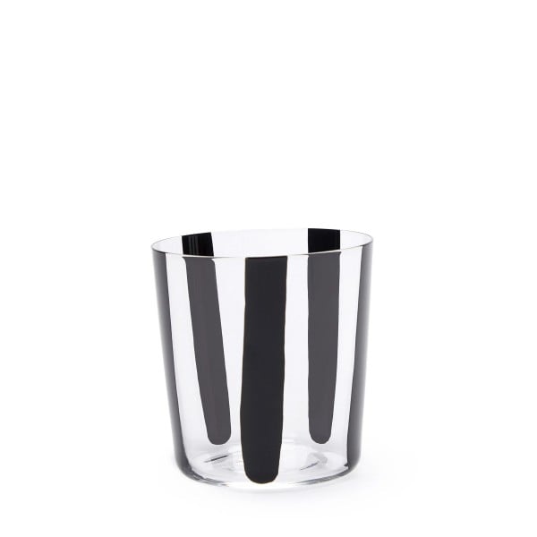 The Conran Shop Nova Stripe Set of 4 360ml (Black)