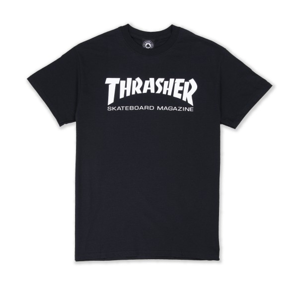 Thrasher Logo T-Shirt (Black/White)