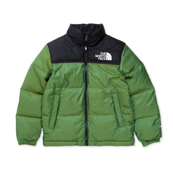 Toddler The North Face 1996 Printed Retro Nuptse Jacket (Long Sleeve Ruffle Detail Skater Dress)