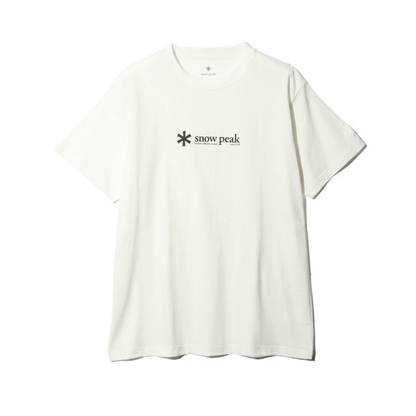 Snow Peak Soft Cotton Logo Short Sleeve T-Shirt (White)