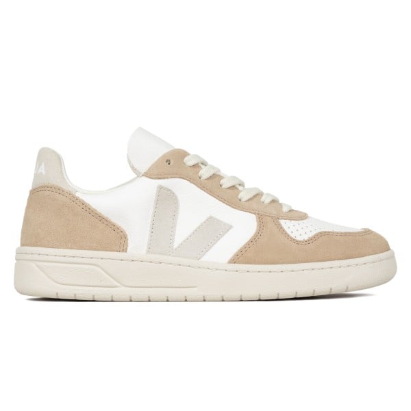 Veja V-12 Leather (Extra White/Natural/Sahara)