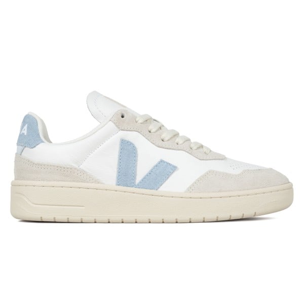 Veja V-90 O.T. Leather (Extra White/Steel)