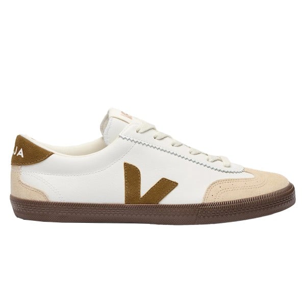 Veja Volley O.T. Leather (White/Tent/Bark)