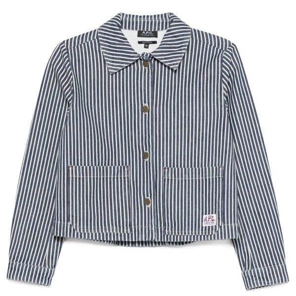 Women's A.P.C. Frida Jacket (Blue/White)