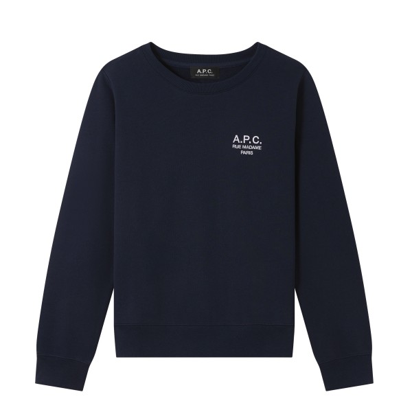 Women's A.P.C. Skye Crew Neck Sweatshirt (Navy Blue)