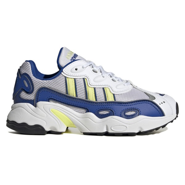 women s adidas ozweego og cloud white pulse yellow royal blue ie6998 0000 cat 1