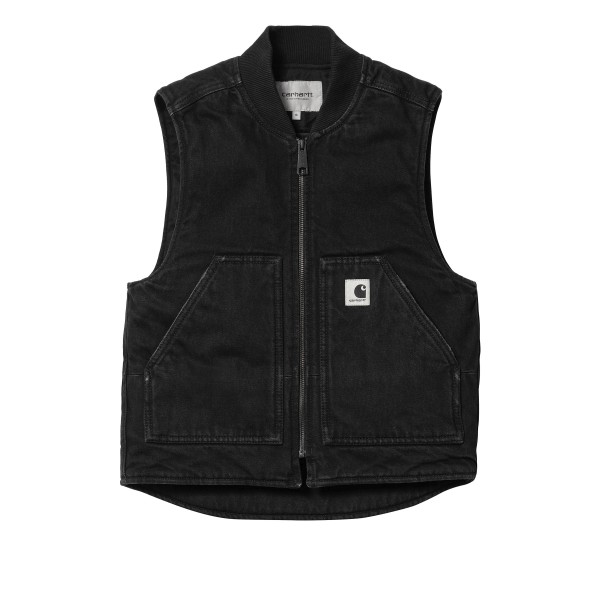 Women's Carhartt WIP Ace Vest (Black Stone Washed)