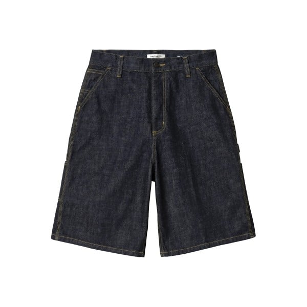 Women's Carhartt WIP Brandon Single Knee Short (Blue Rinsed)
