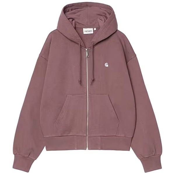 Women's Carhartt WIP Casey Hooded Jacket (Dusky Pink/Silver)