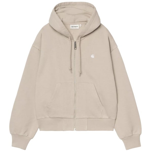 Women's Carhartt WIP Casey Hooded Jacket (Fleur De Sel/Silver)