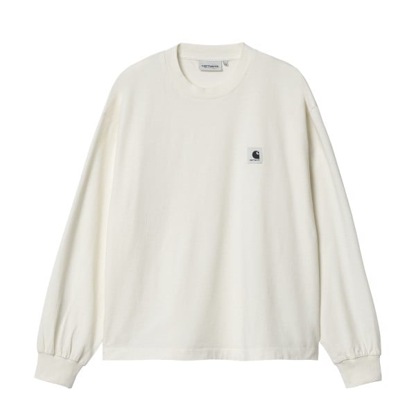 Women's Carhartt WIP Nelson Long Sleeve T-Shirt (Roberto Cavalli Junior logo-patch running-trainer)