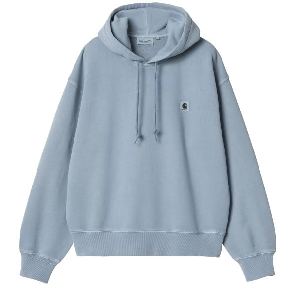 Women's Carhartt WIP Nelson Pullover Hooded Sweatshirt (Clay Blue Garment Dyed)