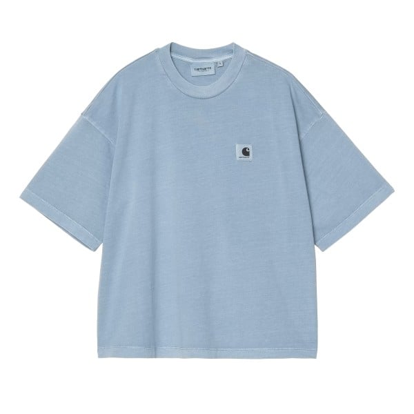 Women's Carhartt WIP Nelson T-Shirt (Clay Blue Garment Dyed)