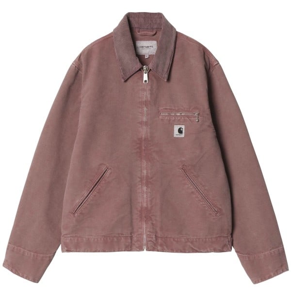 Women's Carhartt WIP OG Detroit Jacket (Dusky Pink/Dusky Pink Stone Canvas)