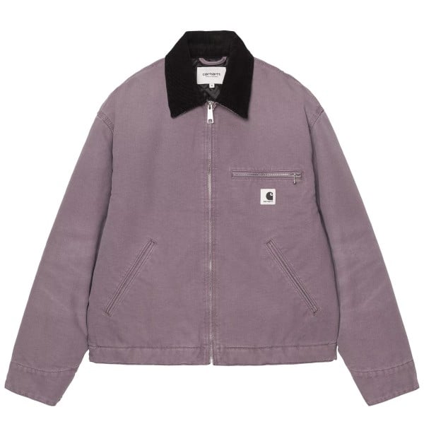 Women's Carhartt WIP OG Detroit Jacket (Winter) (Phlox/Black Stone Canvas)