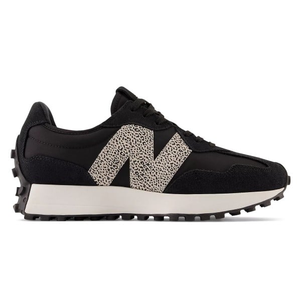 Women's New Balance 327 'Animal Print' (Black/Sea Salt)