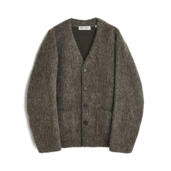 Women's Our Legacy Cardigan (Mole Grey Mohair)