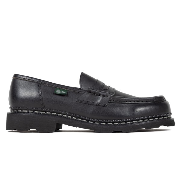 Women's Paraboot Orsay (Black Plained Leather/Genuine Rubber Sole)