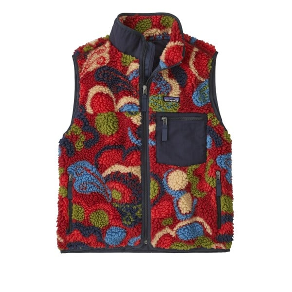 Women's Patagonia Classic Retro-X Fleece Vest (River River: Amanita Red)