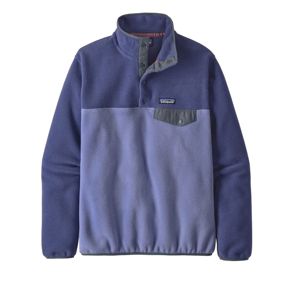 Women's Patagonia LW Synchilla Snap-T Pullover Fleece (Pure Linen Utility Jacket)