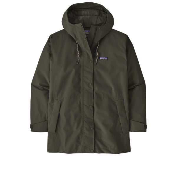 Women's Patagonia Outdoor Everyday Rain Jacket (Pine Needle Green)