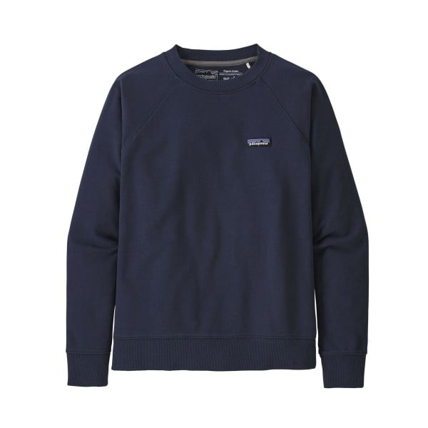 Women's Patagonia P-6 Label Organic Crew Neck Sweatshirt (New Navy)