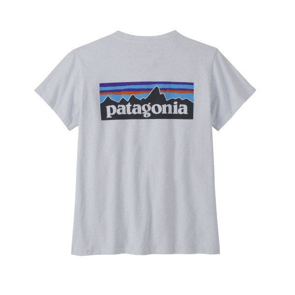 Women's Patagonia P-6 Logo Responsibili-Tee T-Shirt (White)