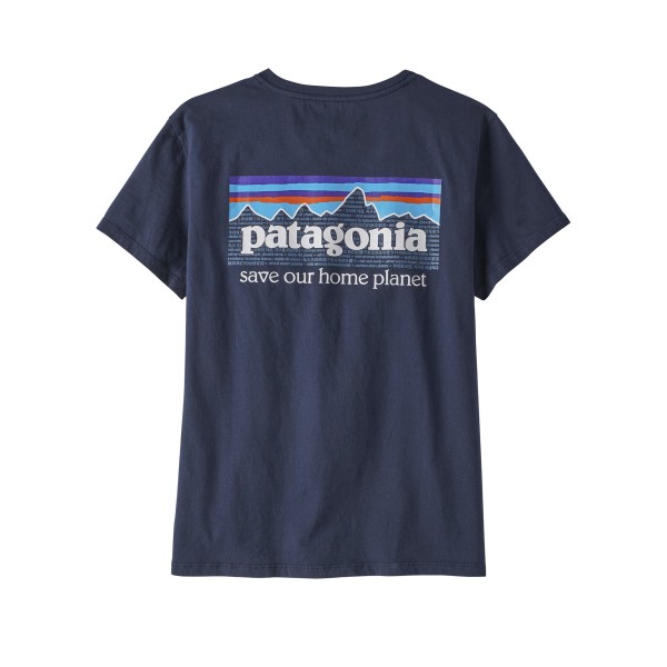 Women's Patagonia P-6 Mission Organic T-Shirt (New Navy)