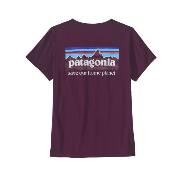 Women's Patagonia P-6 Mission Organic T-Shirt (Night Plum)