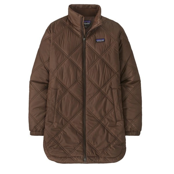 Women's Patagonia Pine Bank Insulated Parka (Molasses Brown)