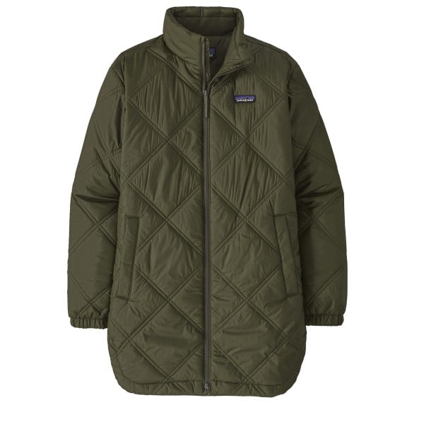 Women's Patagonia Pine Bank Insulated Parka (Pine Needle Green)