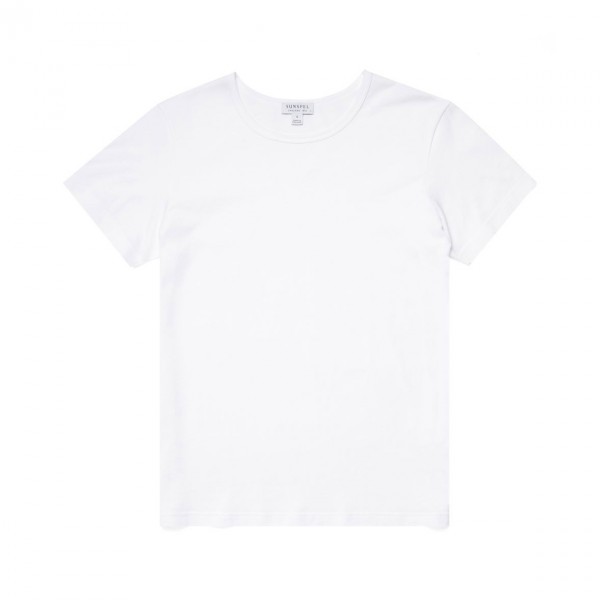 Women's Sunspel Classic T-Shirt (White)