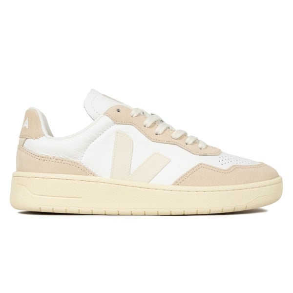 Women's Véja V-90 O.T. Leather (Extra White/Pierre)