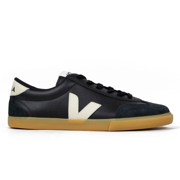 Women's Veja Volley O.T. Leather (Black/Pierre)