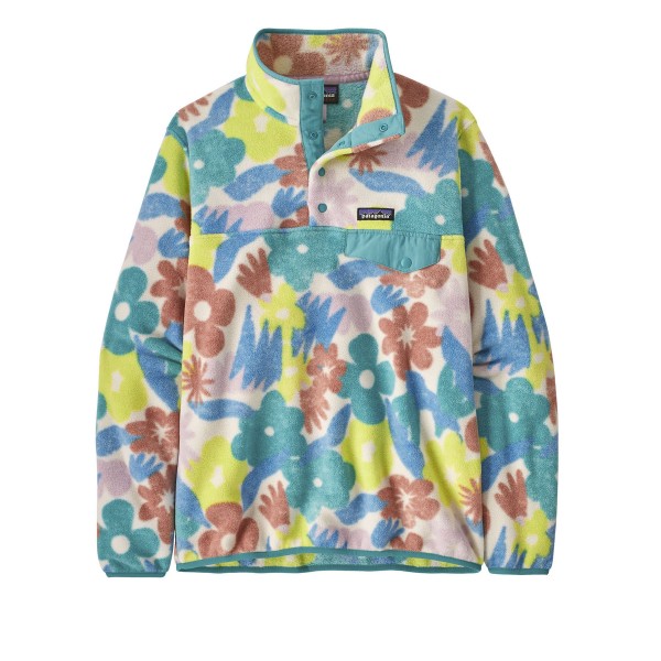 Women's Patagonia LW Synchilla Snap-T Pullover Fleece (Channeling Spring: Natural)