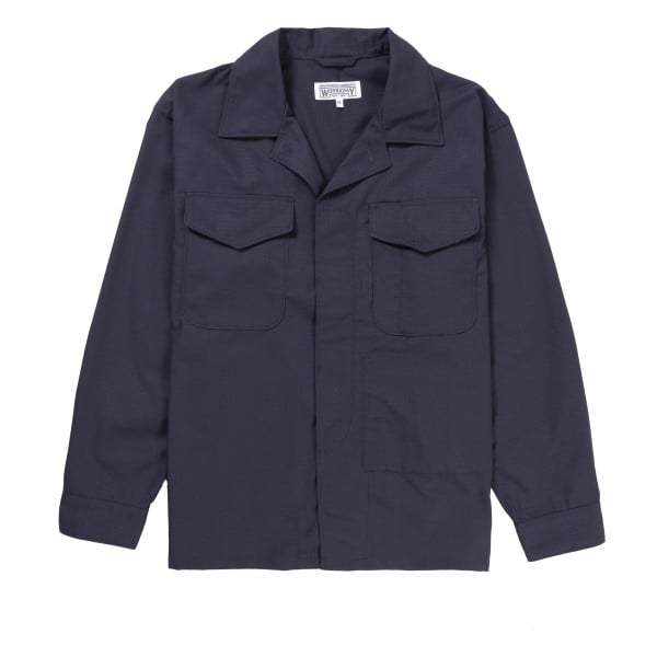 Workaday by Engineered Garments MC Shirt Jacket (Dark Navy Cotton Ripstop)