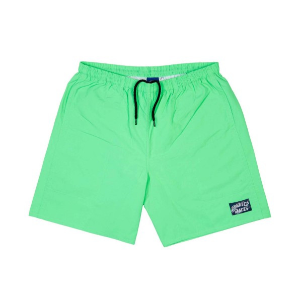 Quartersnacks Water Shorts (Neon Lime)
