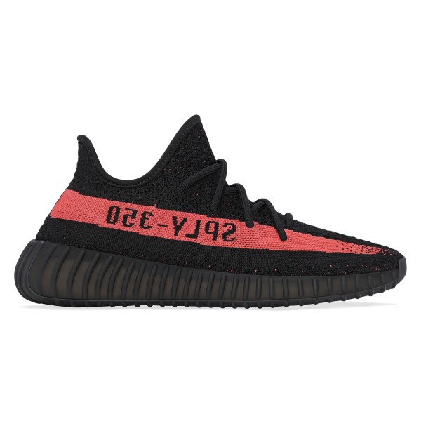 adidas YEEZY BOOST 350 V2 (Core Black/Red/Core Black)