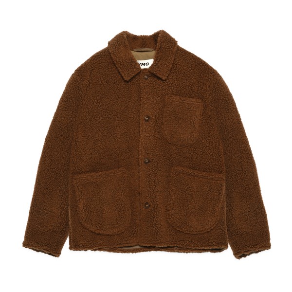 YMC Labour Chore Faux Fur Jacket (Rust)